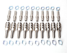 Water Fed Pole Series 21 Hose Reel Couplers 6mm or 8mm - 10 Sets + O Clips