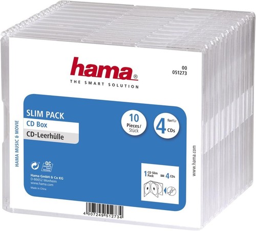 Hama slim cd jewel - |,
