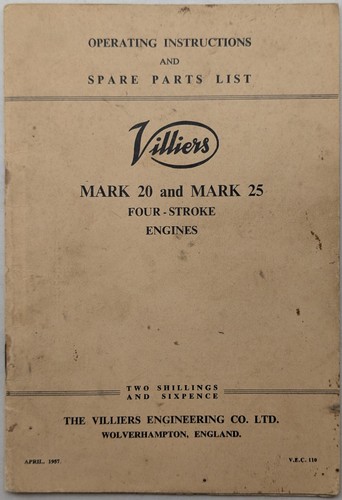 Original villiers 25 4 - mk, &