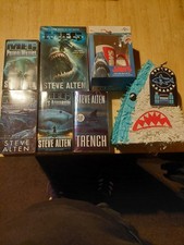 Megaladon,Great White Shark Collection ( Steve Alten Books,Jaws)