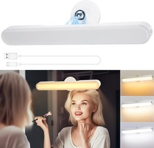 Rinfency Makeup Mirror Lights Stick On Mirror, 4000mAH Rechargeable 1pcs 