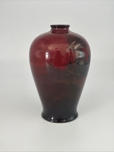 Royal doulton flambé vase - doulton,