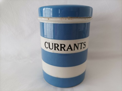 Green cornishware currants - t,