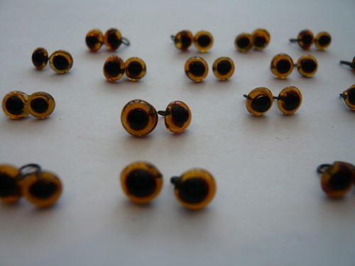 Heidifeathers glass eyes 4mm - glass,