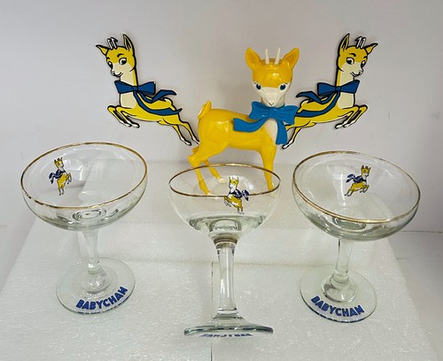 Vintage babycham set x - babycham, set: