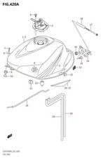 Suzuki Genuine Fuel Tank Side
