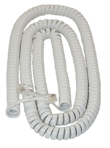 Extra long white coiled - white, curly