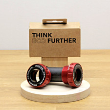 Rotor SABB2 Road Bottom Bracket - BSA 24mm- 68/73mm - Ceramic Bearing - Red