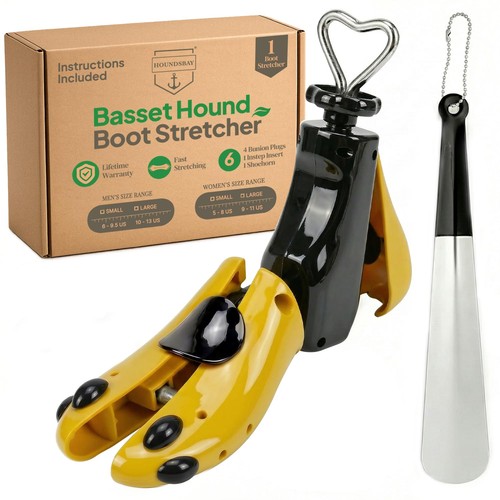 Basset hound plastic - basset, boot