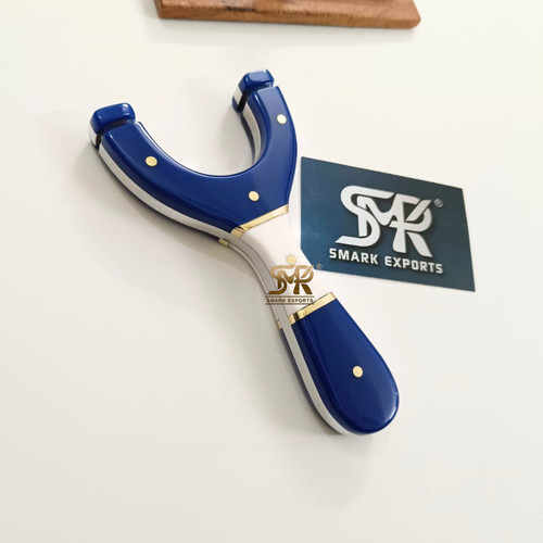Blue resin aluminum - , slingshot