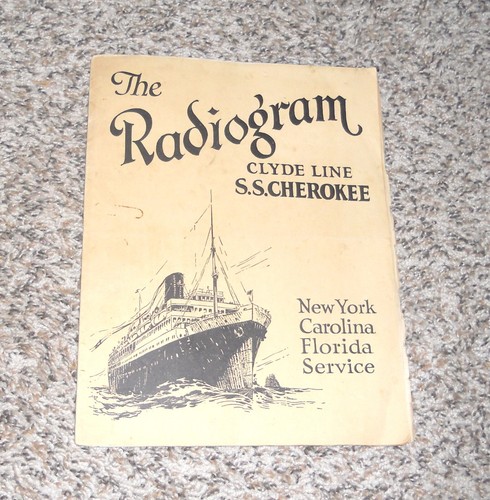 1927 the radiogram clyde line - radiogram,