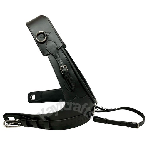 Black leather french brollar - black,