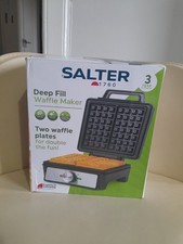 Salter Double Waffle Maker