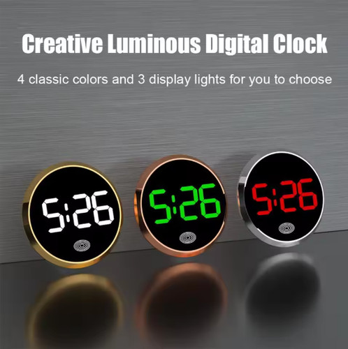Led car clock - led,