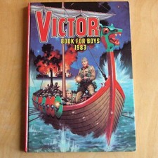 Victor Book for Boys 1983 (D. C. Thomson) war adventure comic Victor Annual 1983