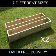 2xGarden Planters Window Box