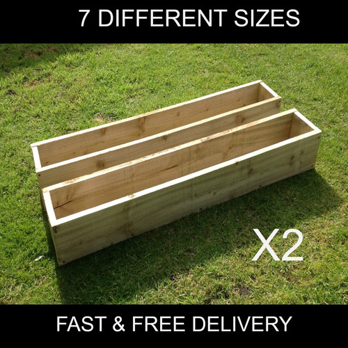 2xgarden planters window box - window,