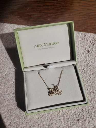 Alex monroe bicycle necklace - monroe,