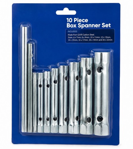 10pc box spanner set - 10pc, 6-22mm