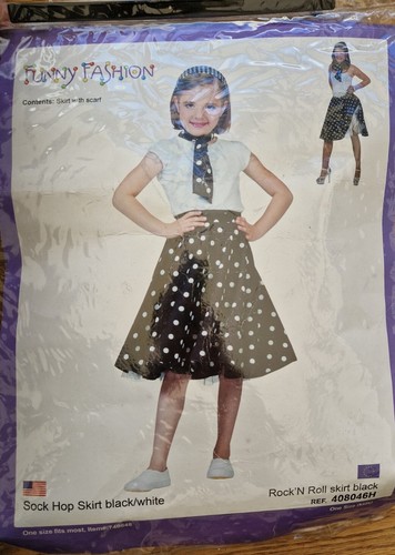 Kids rock roll s black - 50's,