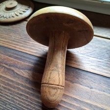 Vintage antique wooden darning