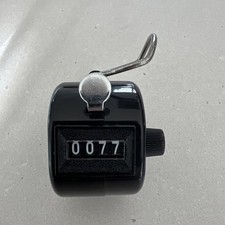 4-Digit Lap Counter Clicker Handheld Mechanical Number Click Counters Portable