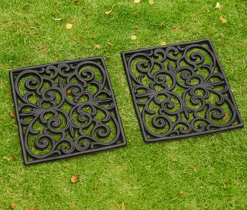 Rubber stepping stones 31cm - stones,