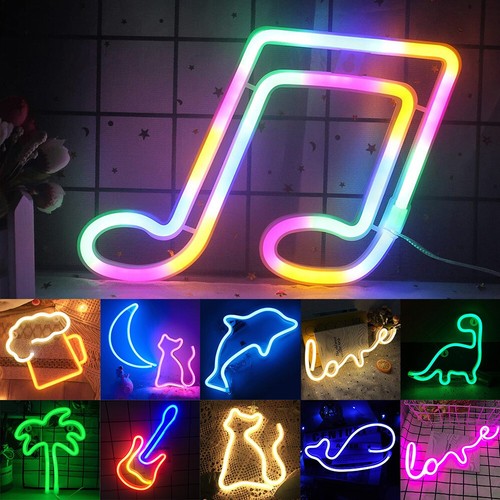 Guitar love neon sign led - love,