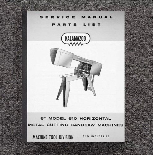 Service parts manual fits - parts,