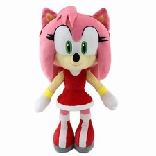 Sonic The Hedgehog Amy Rose Plushie Stuffed Video Games Plush Toy SEGA 30cm Gift
