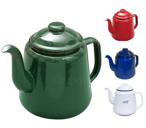 Enamel teapot falcon - enamel,