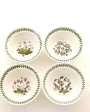 4 X PORTMEIRION BOTANIC GARDEN BOWLS SOUP CEREAL DESSERT BOWLS 6.5 INCH