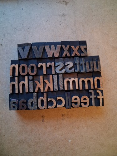 Vintage wooden letterpress - vintage,