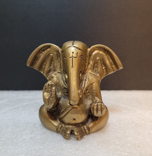 Vintage brass ganesha ganesh - vintage,
