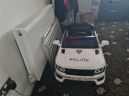 Kids electric ride police - kids,