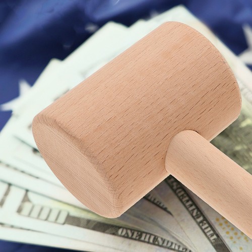 Wooden judge gavel auction - gavel,