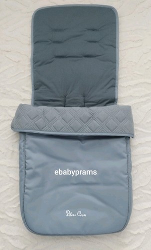 New silver cross - new, footmuff