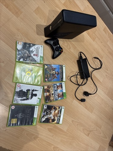 Xbox 360 slim with black - xbox,