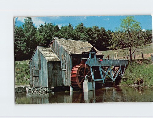 Old mill and water wheel - mill,