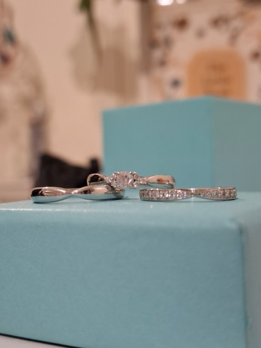 Tiffany diamond ring - set, 3
