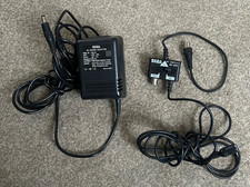 Official Mega Drive PSU Mains Power Supply Adaptor 1602-05 & AV Cable MK-3088