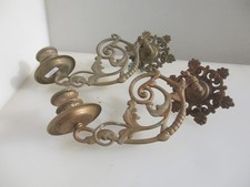 Antique Brass Piano Candle