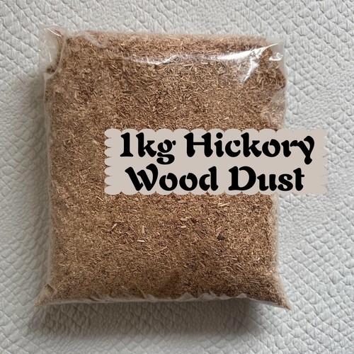 1kg hickory wood dust - wood, cold
