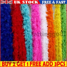 2M Feather Boa Hen Party Burlesque Fancy Dress Halloween Xmas Costume Accessory❤
