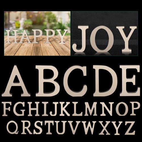 8mm wooden alphabet - alphabet, letters