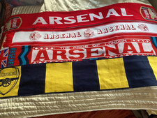 4 Arsenal Scarves Vintage Super Reds Highbury Pride of London FA Cup Final 2015