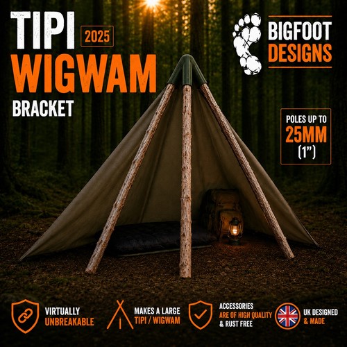 Bushcraft top bracket for tipi - top,