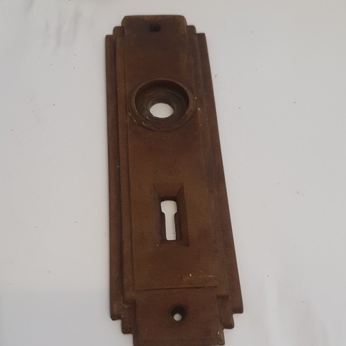 Art deco brown rectangular - deco,