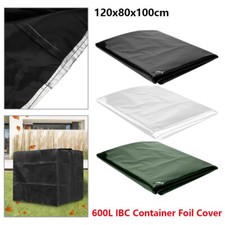 Cover Sun Protective Hood For Rain Water Tanks 600L IBC Container Foil Cover Set