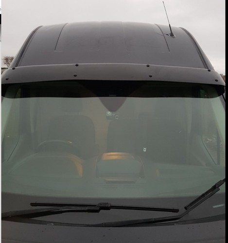 Sun visor solid front - sun, black
